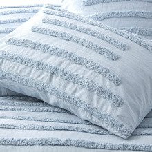 Classic Vintage Washed Tufted Cotton European Pillowcase